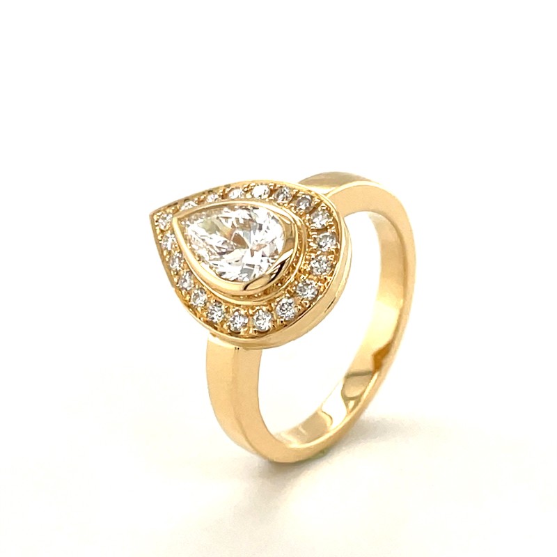 bague de mariage en or diamant vers Lyon