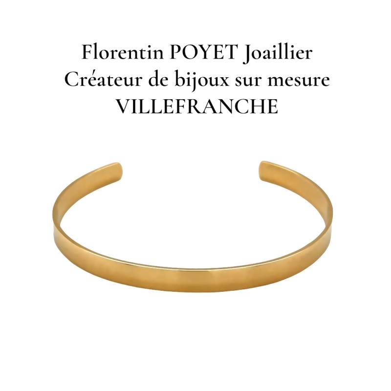 Fabrication sur mesure d’un bracelet en or jaune dans une bijouterie à Villefranche sur Saône proche Jarnioux
