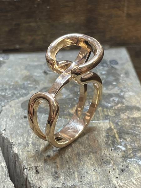 Bague en rose et diamant de plus d'un carat à Villefranche - Florentin POYET Joaillier