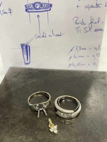 Artisan Joaillier qui transforme les anciens bijoux en or et diamants à villefranche sur saone